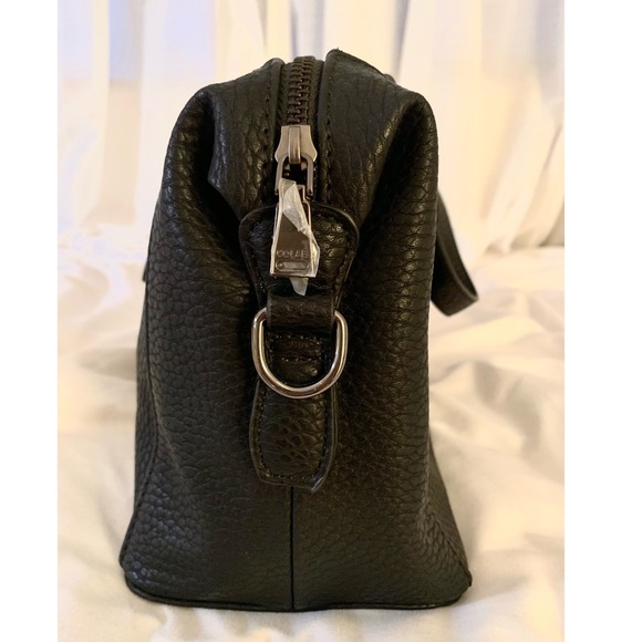 NWT Co-Lab All Black Pebbled Leather Purse - Picture 5 of 14